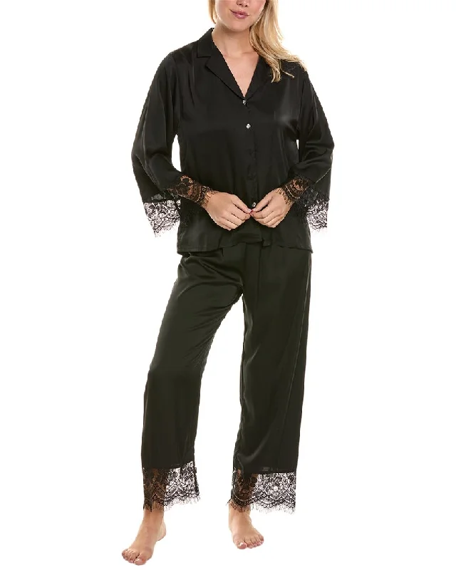 women's pajamas with a playful printANNA KAY 2pc Pajama Pant Set