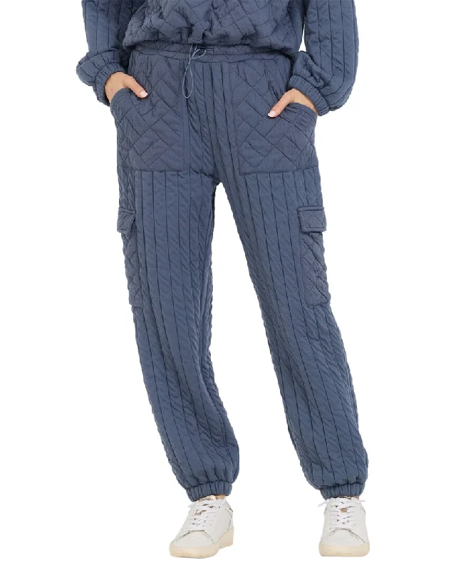 women's pajamas for cold weatherVintage Havana Quilted Diamond Jogger