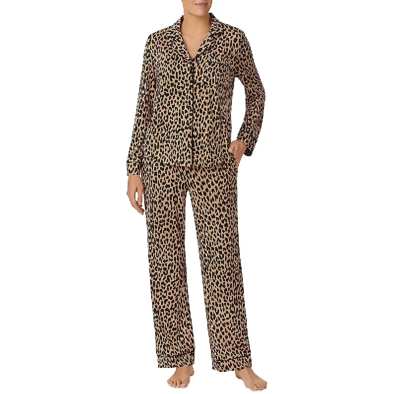 women's pajamas for hot summer nightsWomens 2PC Printed Pant Set