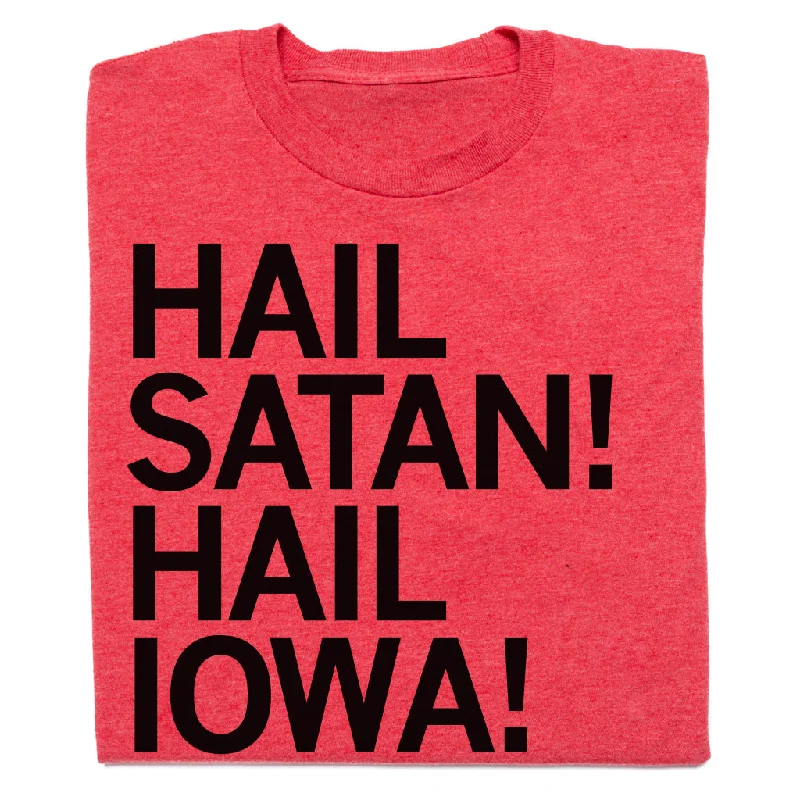 Women's Blouse with Three-Quarter SleevesHail Satan Hail Iowa