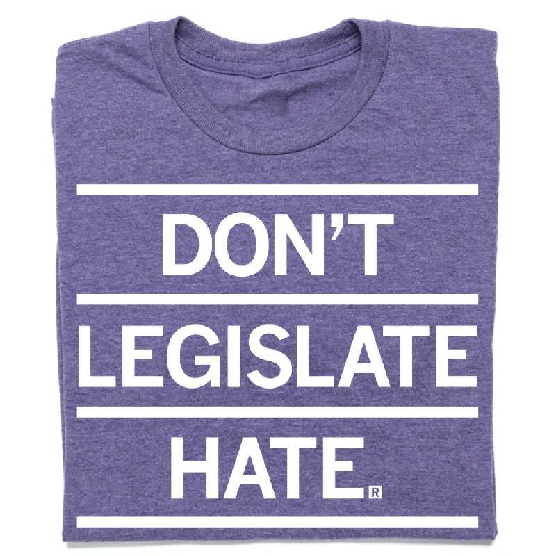 Women's Blouse with RufflesDon't Legislate Hate Purple