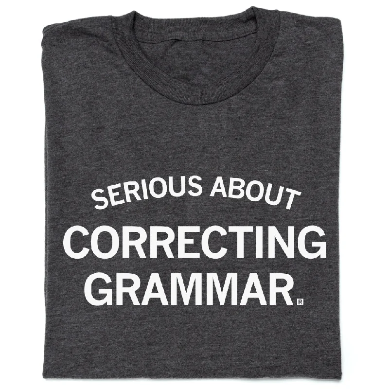 Women's Blouse with Peter Pan CollarSerious About Correcting Grammar