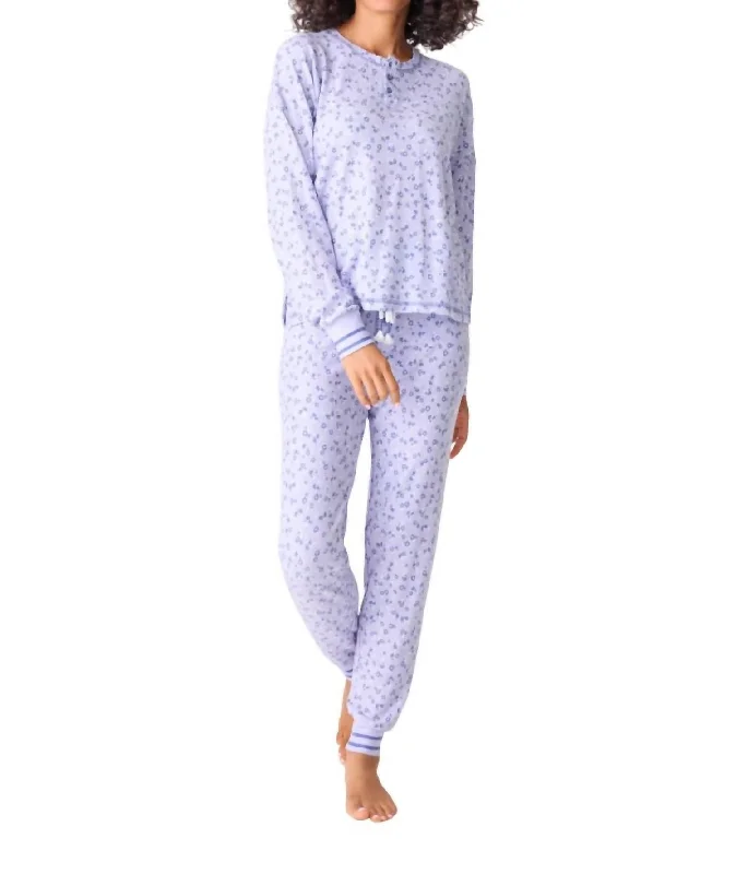 women's pajamas for a good night's sleepPeace & Love Pant In Lilac Ice