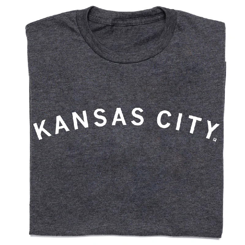 Women's Blouse with Notched CollarKansas City Curved Logo