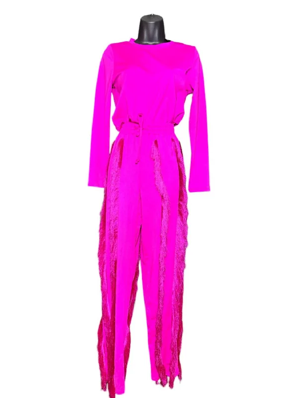 women's pajamas with a sophisticated, modern twistWomen's 2 Piece Fringe Set In Pink