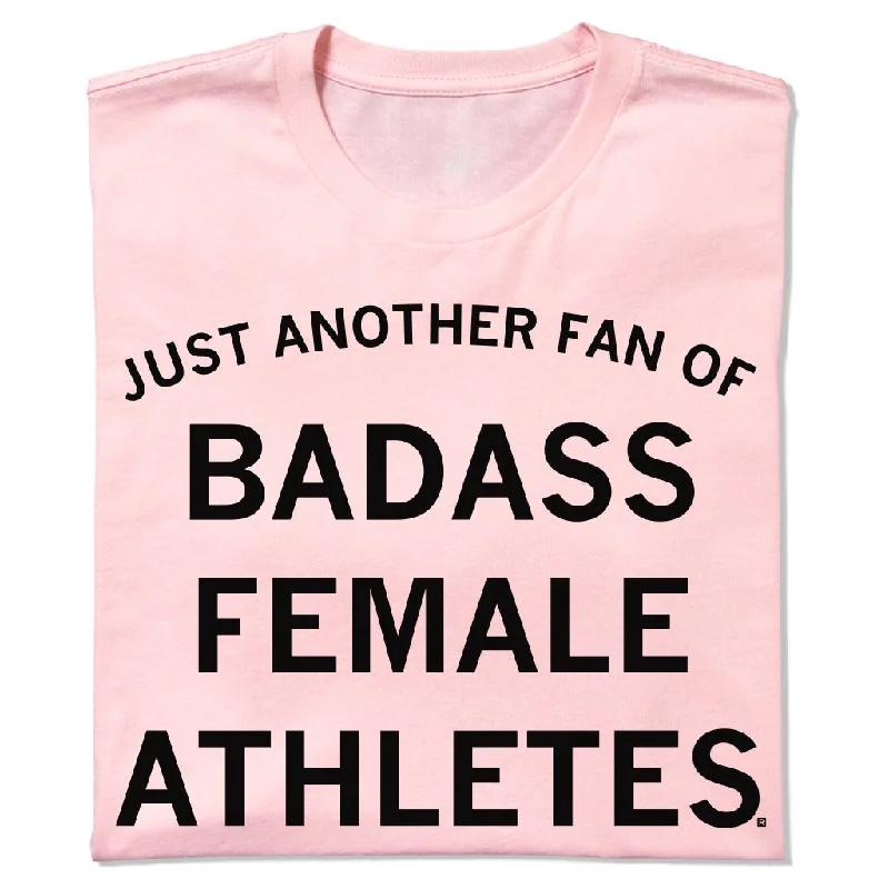 Women's Blouse with High CollarJust Another Fan of Badass Female Athletes Pink