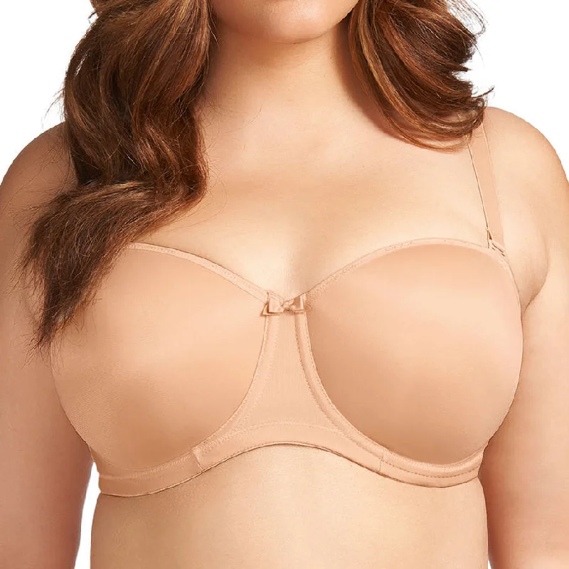 wireless bra with stretch lace for flexibilityElomi Smoothing UW Moulded Multi-Way Bra - Nude - 40E Last One