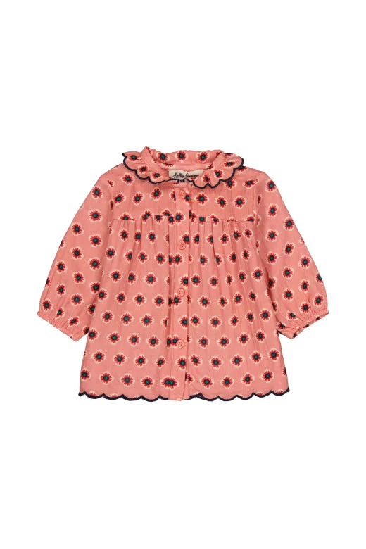 Women's Blouse with Mandarin CollarMikado blouse Annette Rose