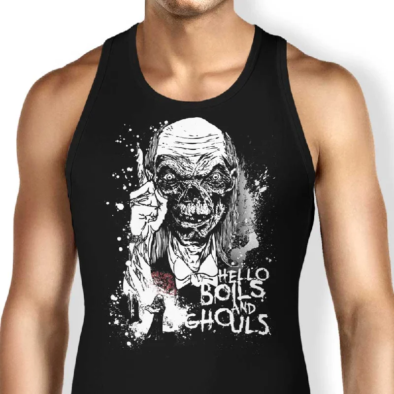 Women's Blouse with Keyhole CollarBoils and Ghouls - Tank Top