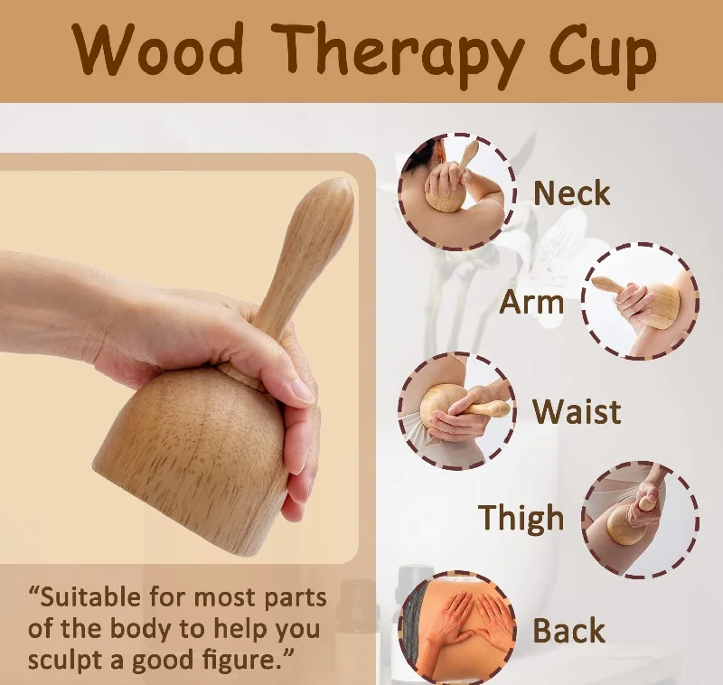 butt-lifting shapewear shortsWooden Therapy Massage Cup