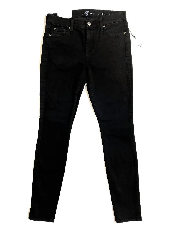 Women's Jodhpurs with ZipperWomen's Skinny Stretch Denim Mid Rise Jean In Black