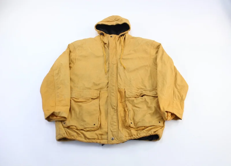 Women's Parka CoatsWilson's The Leather Expert Yellow Zip Up Jacket