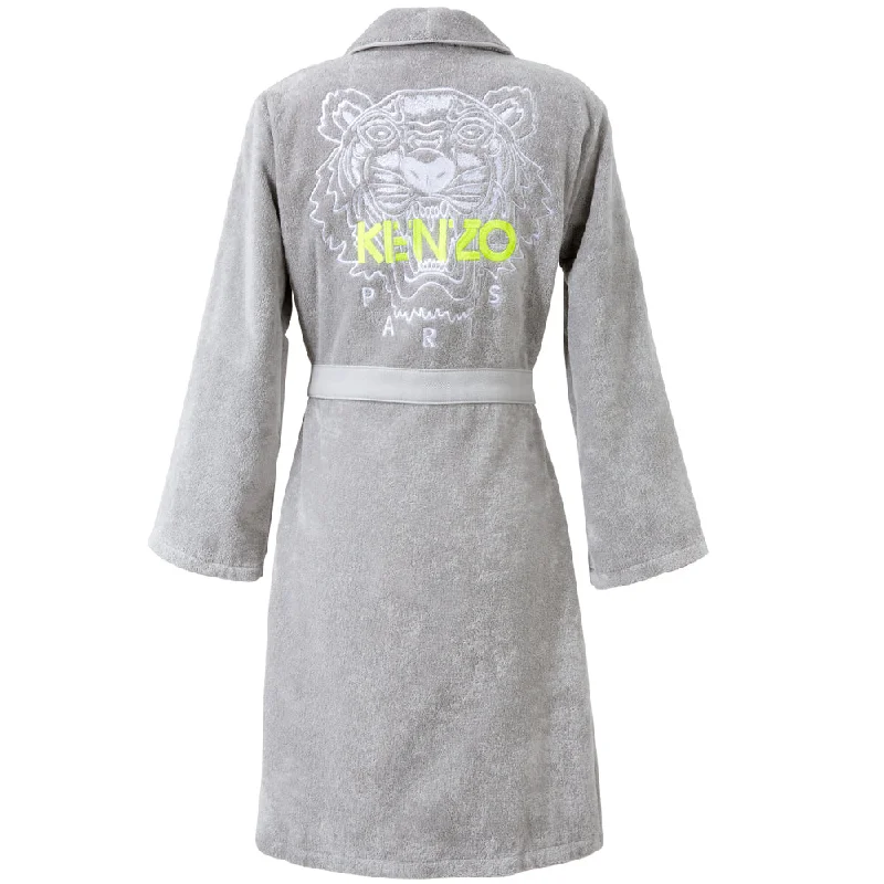 women's pajamas with cozy footiesKENZO Bademantel Iconic_Women, moulette