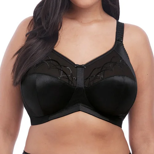 seamless sports bra for swimmingElomi Cate Non-Wired Soft Cup Bra - Black