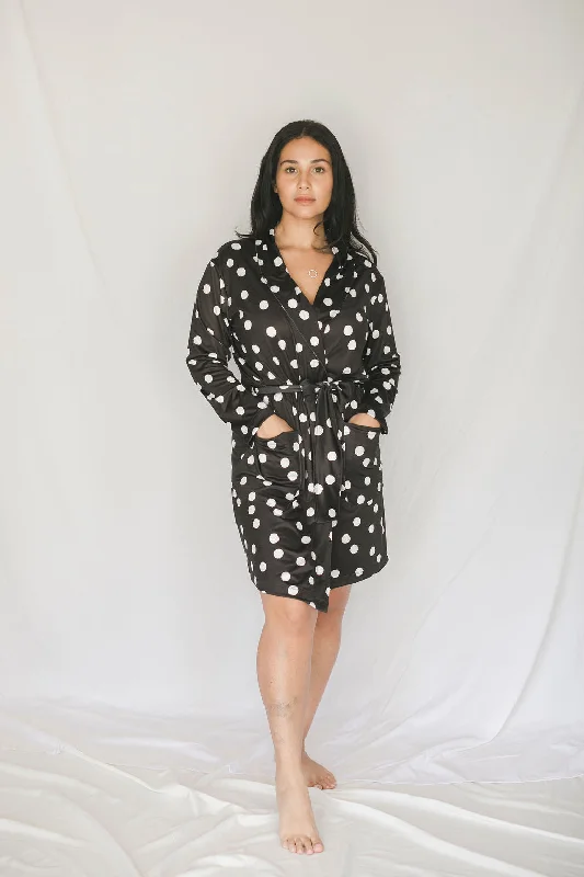 women's pajamas for a cozy night inCooling Polka Dot Robe II