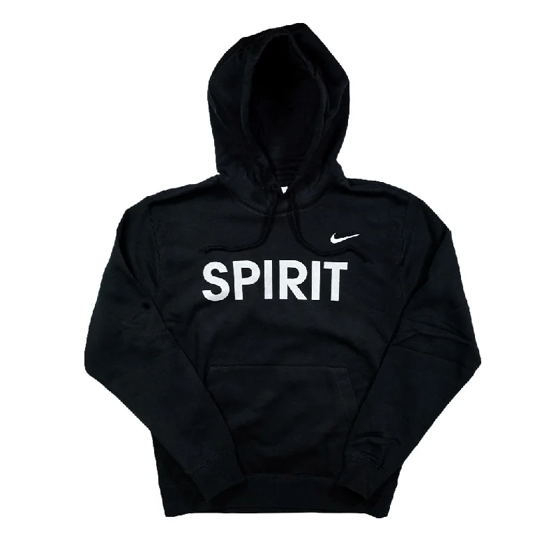 Women's Hooded Sweatshirts with Thermal FabricNike 2023 Washington Spirit Youth Hoodie - SPIRIT - Black