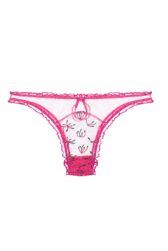 high-cut lace panties for a flirty lookBONBON Ruffled Briefs