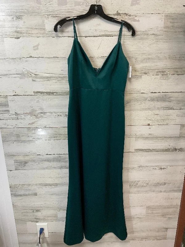 Women's Keyhole-Neck DressesDress Party Long By NBD In Green, Size: M