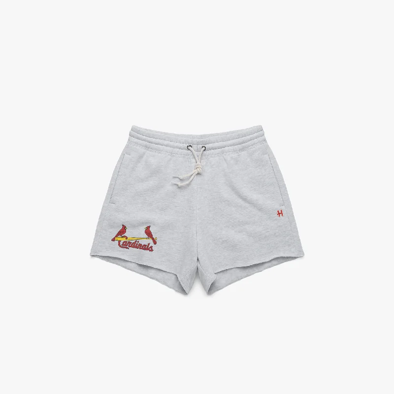 Women's Pleated ShortsWomen's St. Louis Cardinals Jersey Logo '99 Sweat Shorts