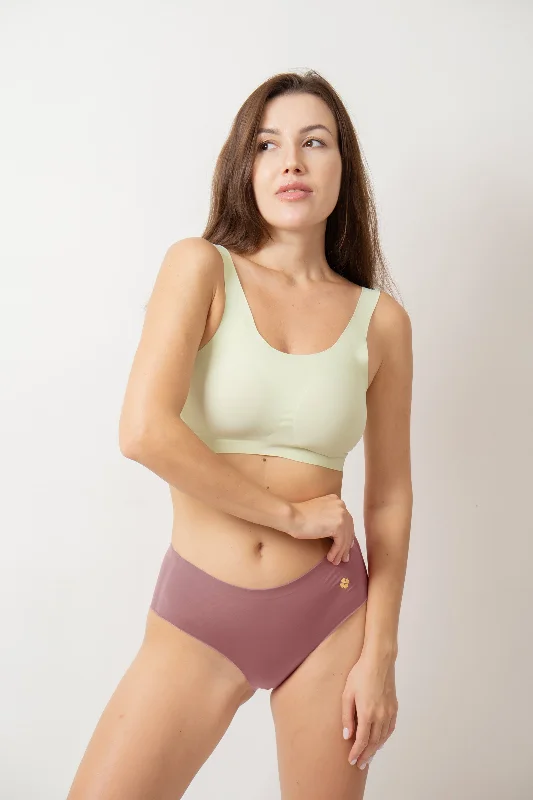 seamless panties with a hidden waistband for a smooth lookPunch Pink - Raw cut Seamless Full Brief