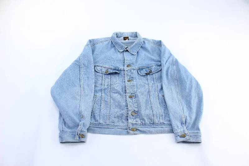 Women's Windbreaker CoatsVintage Lee Light Wash Denim Jacket