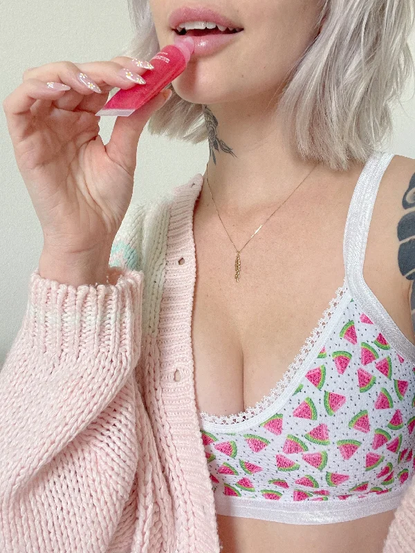 smoothing high-neck braWatermelon Bralette