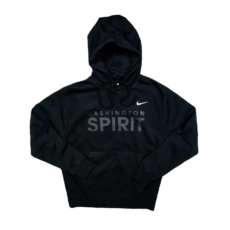 Women's Hooded Sweatshirts with Tight WaistNike 2023 Washington Spirit Youth Hoodie - WASHINGTON SPIRIT - Black Tonal