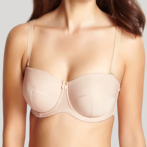 seamless bra with lace detailingPanache Evie UW Strapless Bra - Chai