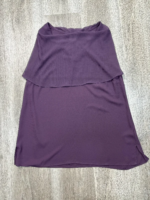 Women's Sleeveless BlouseBlouse Sleeveless By Cabi In Purple, Size: S