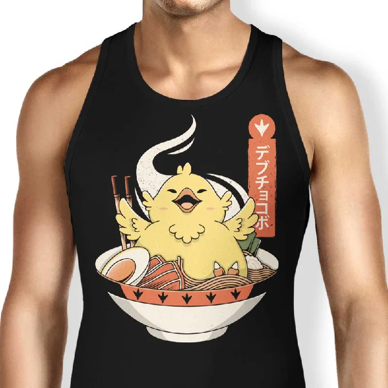 Women's Blouse with Lapel CollarFat Chocobo Ramen - Tank Top