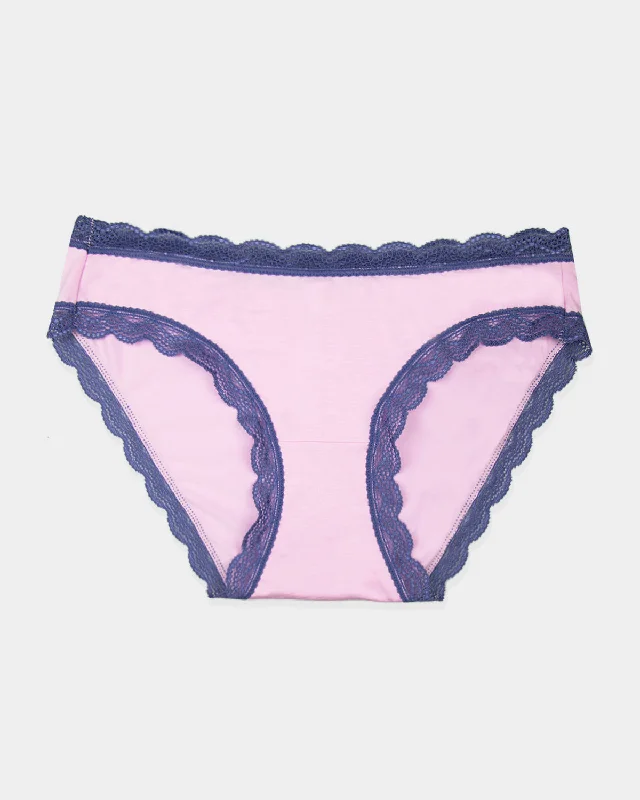 women's underwear with a concealed pocketThe Original Brief - Pirouette and Indigo