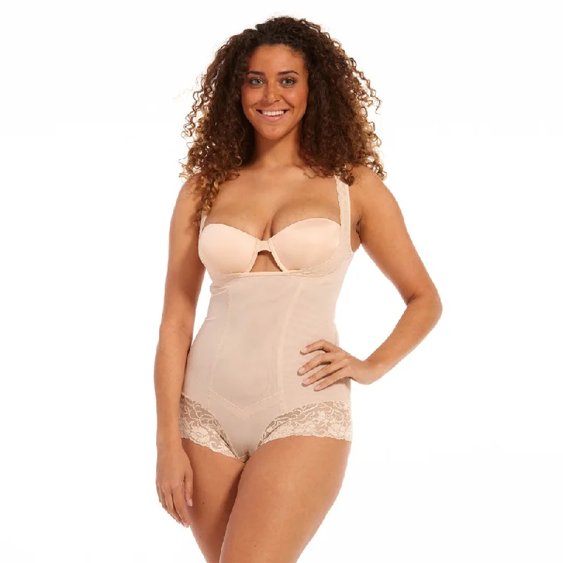 firm-control shapewear for midi dressesMagic Super control body Latte