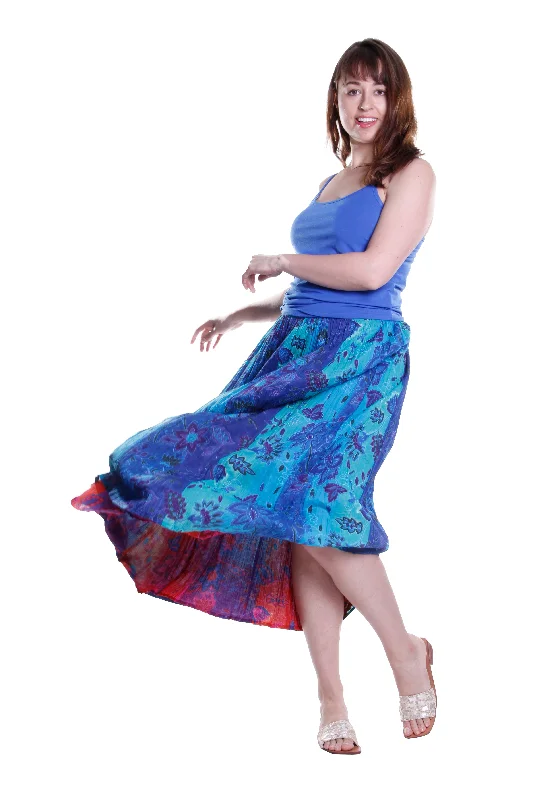 Women's Pleated SkirtsLa Cera Plus Size Reversible A-line Skirt