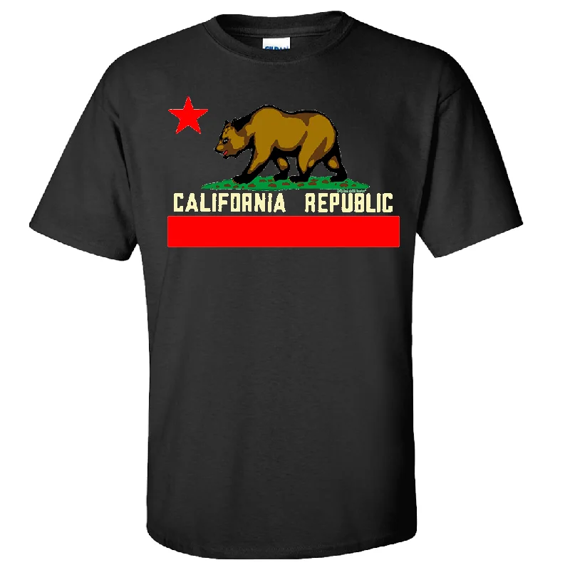 Women's Hooded Sweatshirts with Quick-Dry FabricCalifornia State Flag Borderless Asst Colors T-shirt/tee