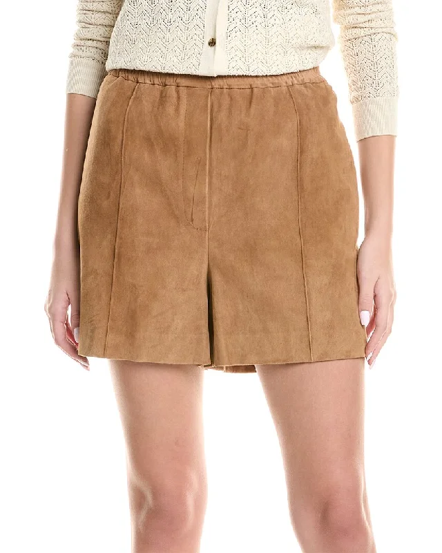 Women's Jodhpurs with High CollarBrunello Cucinelli Suede Short