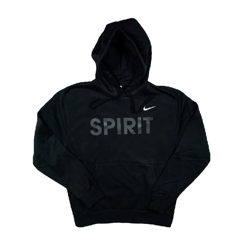 Women's Hooded Sweatshirts with Floral LiningNike 2023 Washington Spirit Hoodie - SPIRIT - Black Tonal