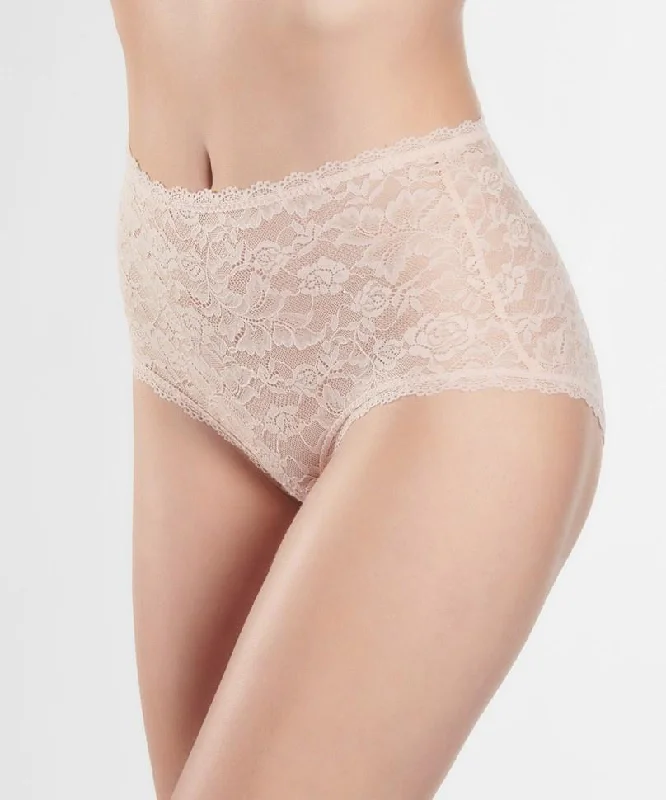 breathable modal underwear for hot weatherAubade Rosessence Lace High Waist Brief