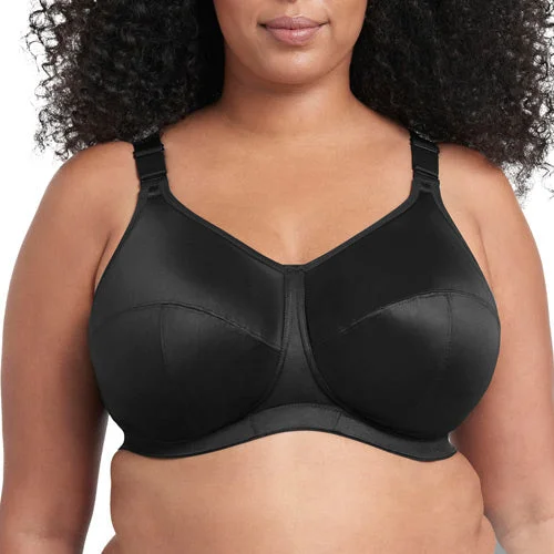 mastectomy bra with foam liningGoddess Celeste Wire-Free Soft Cup Bra - Black