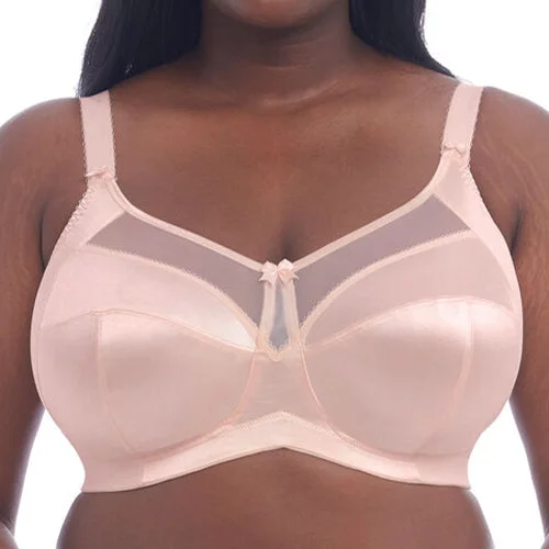 seamless nursing bra with easy-access clipsGoddess Keira Wire-Free Soft Cup - Pearl