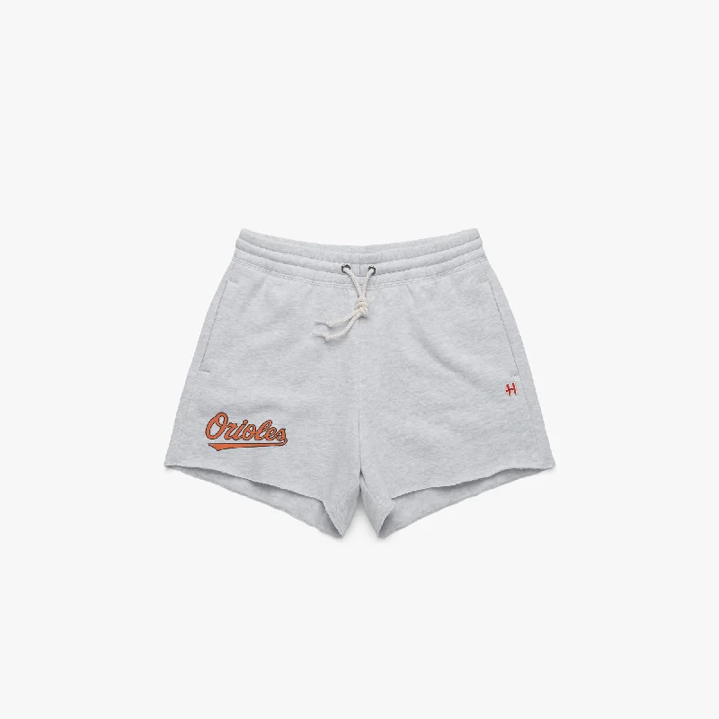 Women's Casual Chic ShortsWomen's Baltimore Orioles Jersey Logo Sweat Shorts