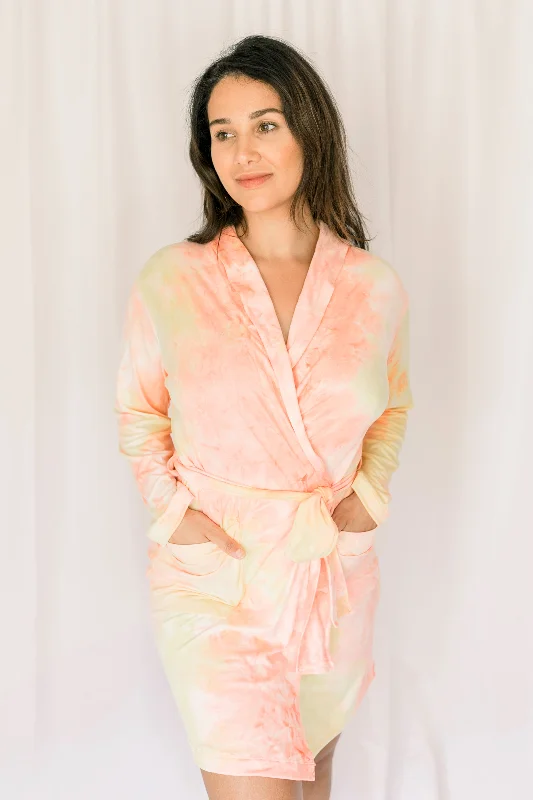 women's pajamas with a comfortable fitCozy Sherbert Tie Dye Robe II