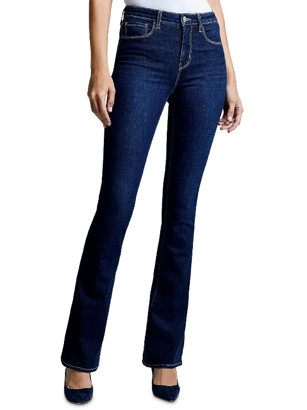 Women's Dress PantsWomens High Rise Pocket Wide Leg Jeans