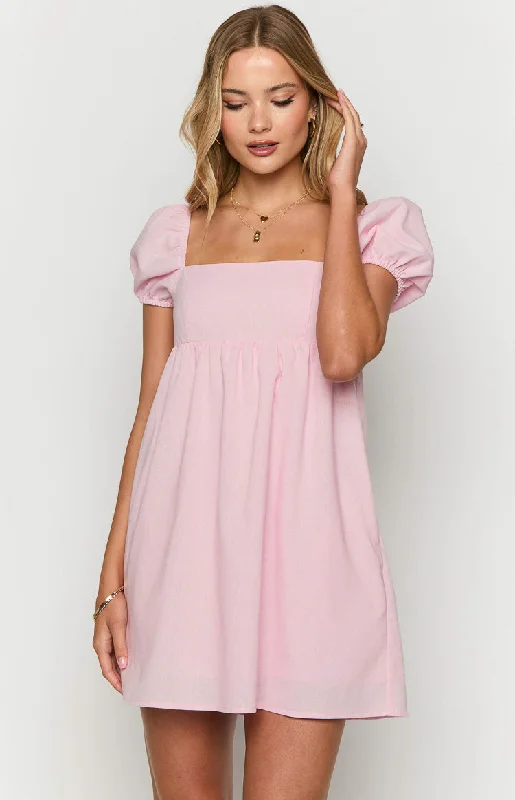 Women's Fit and Flare DressesRadient Pink Mini Dress