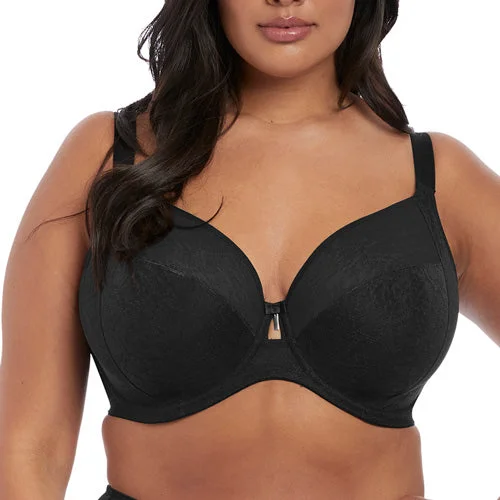 minimizer bra for reduction in bust sizeElomi Mia UW Plunge Bra - Black