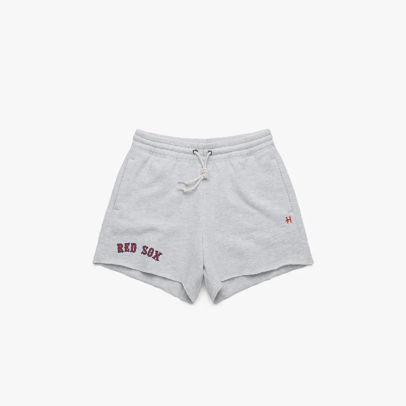 Women's Smooth ShortsWomen's Boston Red Sox Jersey Logo Sweat Shorts