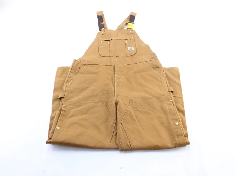 Women's Fur CoatsCarhartt Logo Patch Tan Overalls