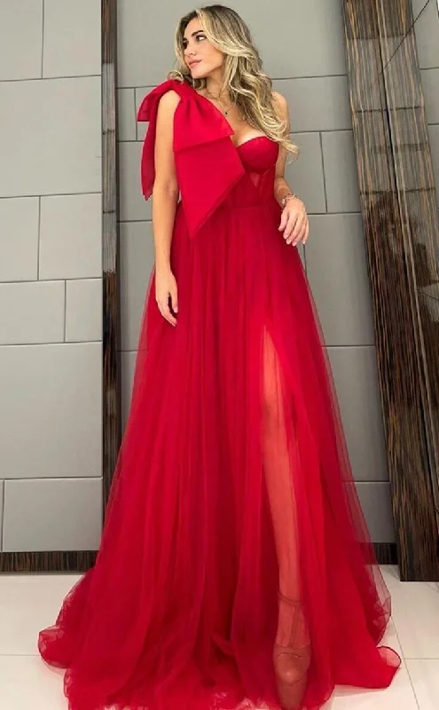 Women's Bodycon DressesRed Long Party Formal Prom Dresses for Girls     S2247