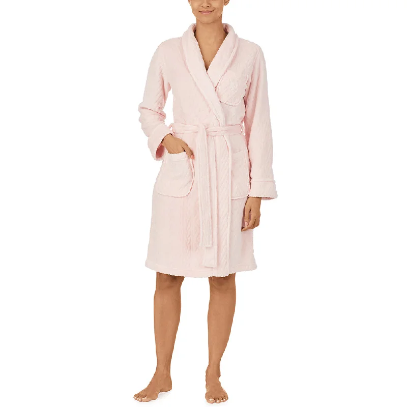 women's pajamas with a stylish cutLAUREN HOME, Bademantel mit Schalkragen und Bindegürtel, ILN42111F