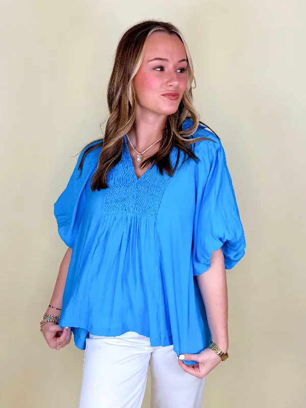 Women's Blouse with Wide CollarThe Bella Blouse