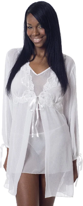 women's pajamas for those who value qualityWomen's Crinkle chiffon Short Robe  #3051